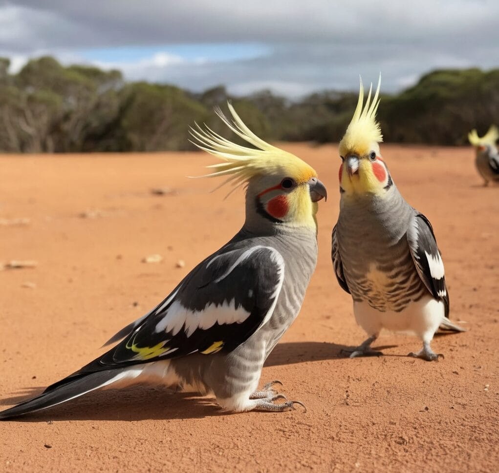 Cockatiels Native land