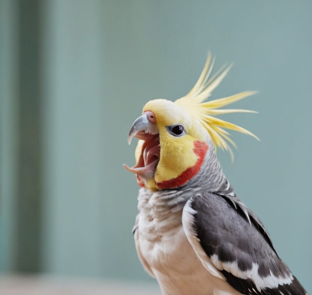 Common Reasons Behind Yawning in Cockatiels