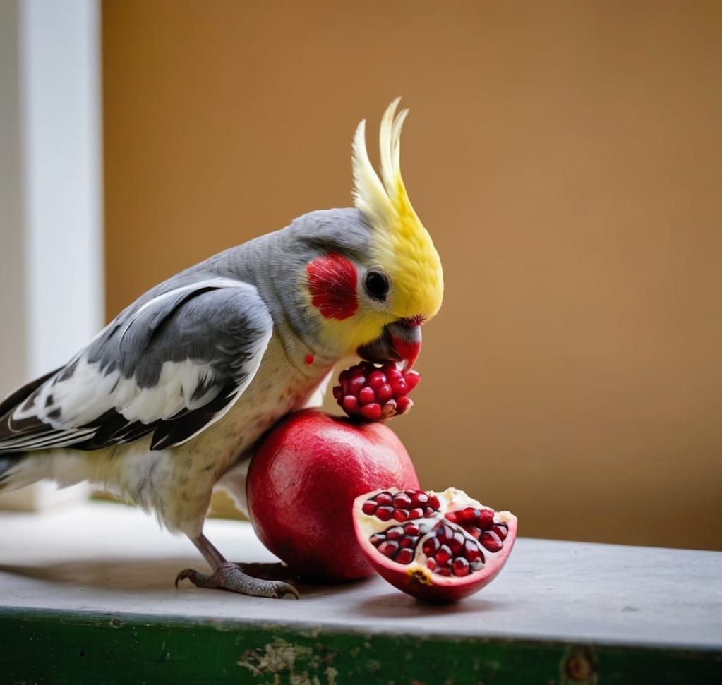How to Safely Feed Cockatiels Pomegranates